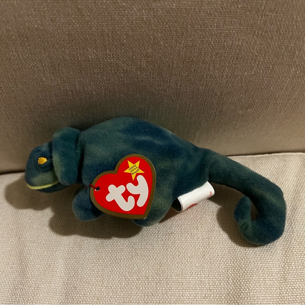 Teenie Beanie Babies TY Iggy Iguana 1993 McDonald’s Original Release RARE Error